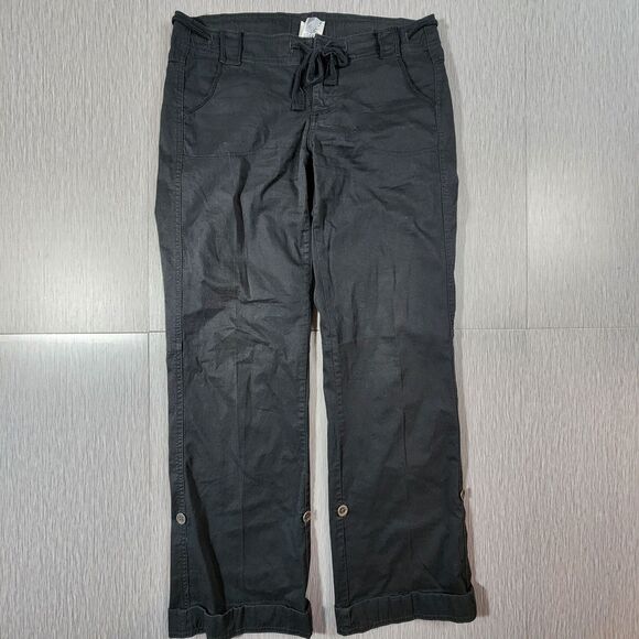 The North Face Pants Womens 4 Regular Black Outdoor Hiking Straight Leg - Picture 1 of 12